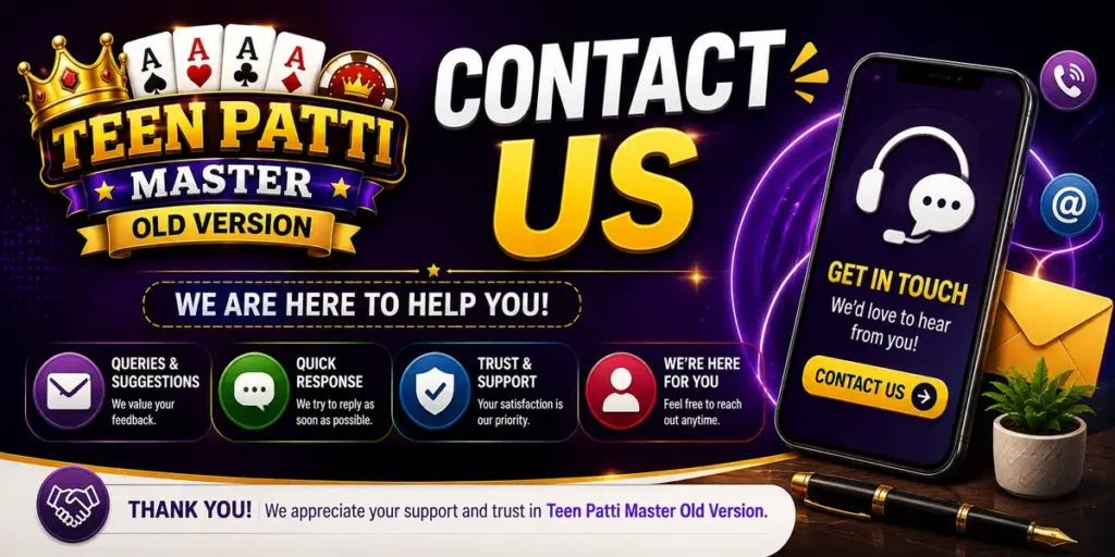 Teen Patti Master Old Version Contact Us